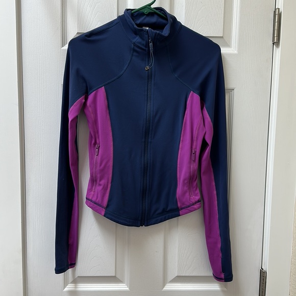 Lululemon Throwback Shape Jacket Mineral Blue/Vivid Plum - Picture 6 of 16